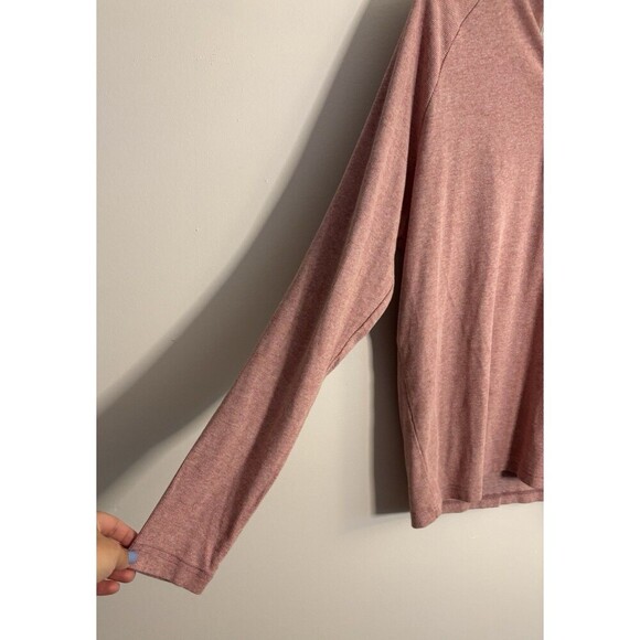 JOHNNIE-O Men's Whaling Henley Pullover XL Malibu Red Snap Sweater Lightweight - Picture 5 of 11